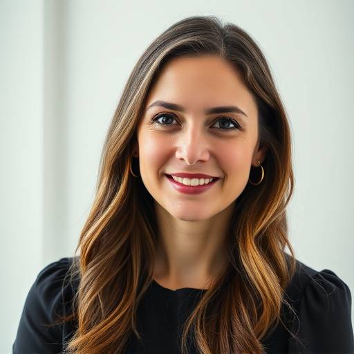 Retrato de Sofia Oliveira, co-fundadora e diretora de marketing da Camisas Estilo Brasil.